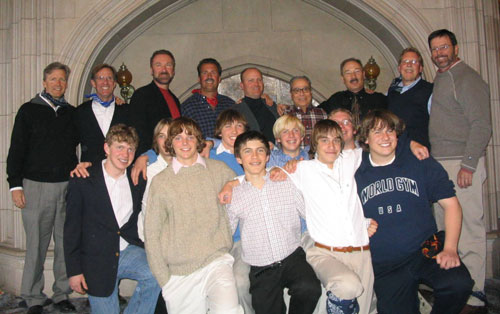 group photo boys and men Passage to manhood