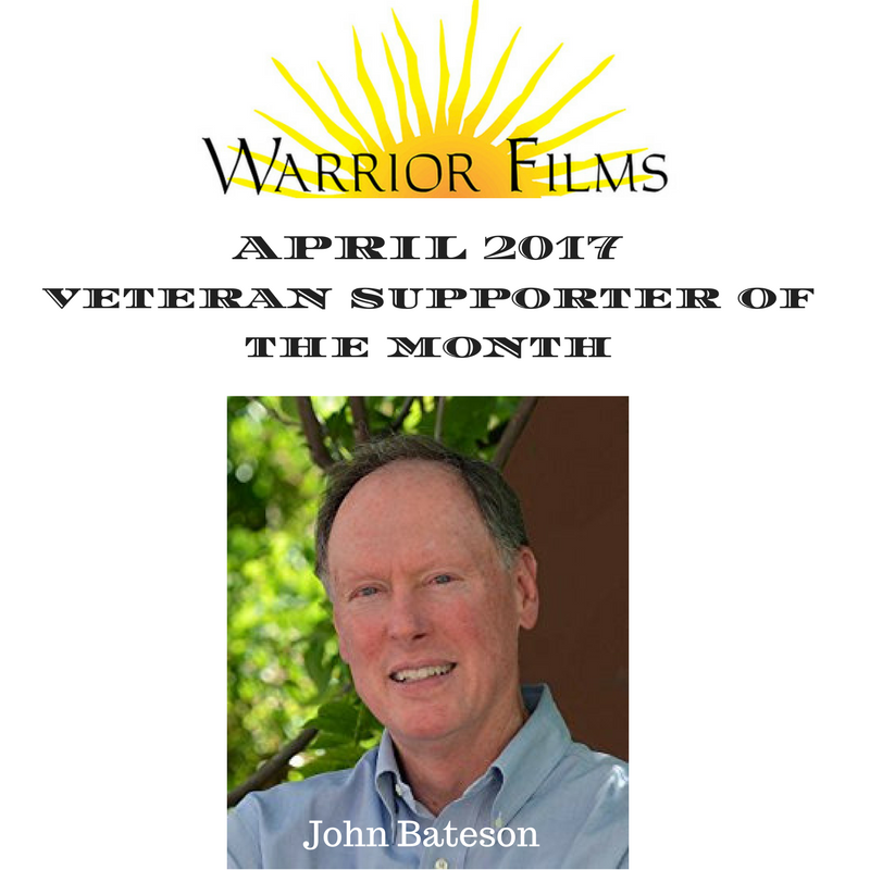 John Bateson is the April Veteran Supporter of the Month